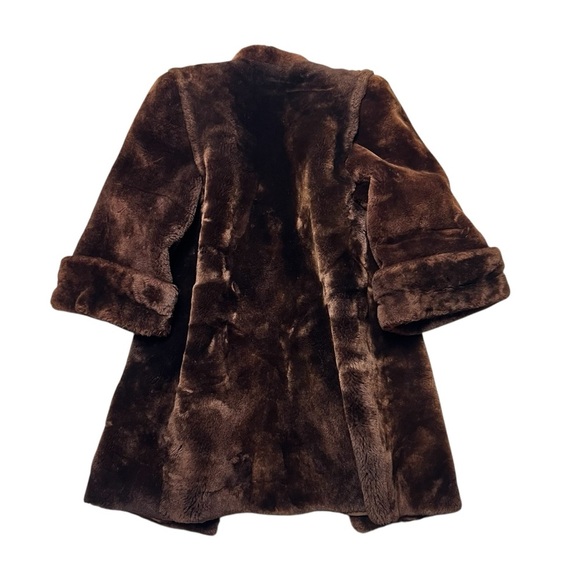 Vintage Mahogany Brown Mink Fur Coat Albrecht Furs - Picture 2 of 6